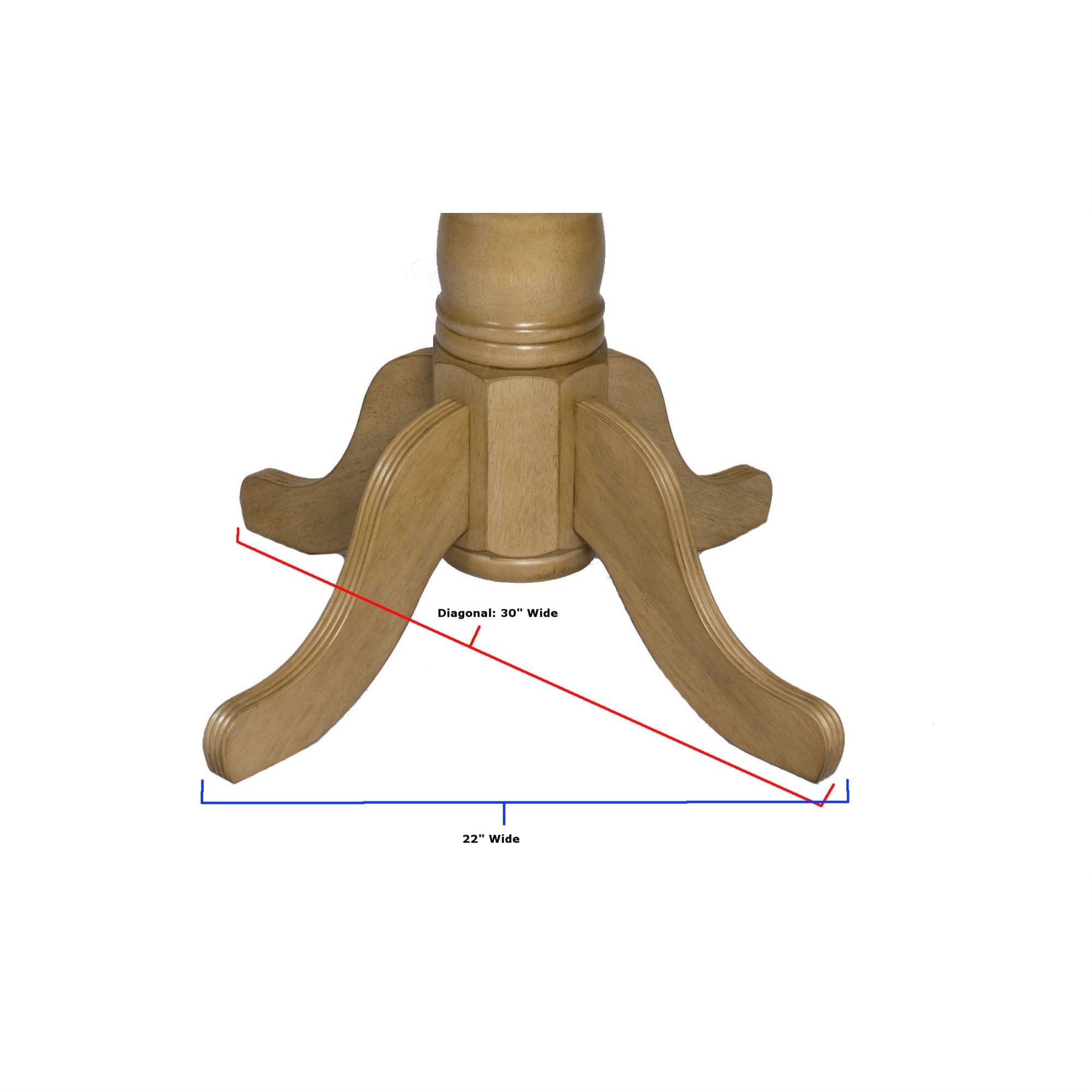 Sunset Trading Brook Round 36 Pedestal Dining Table | Seats 4