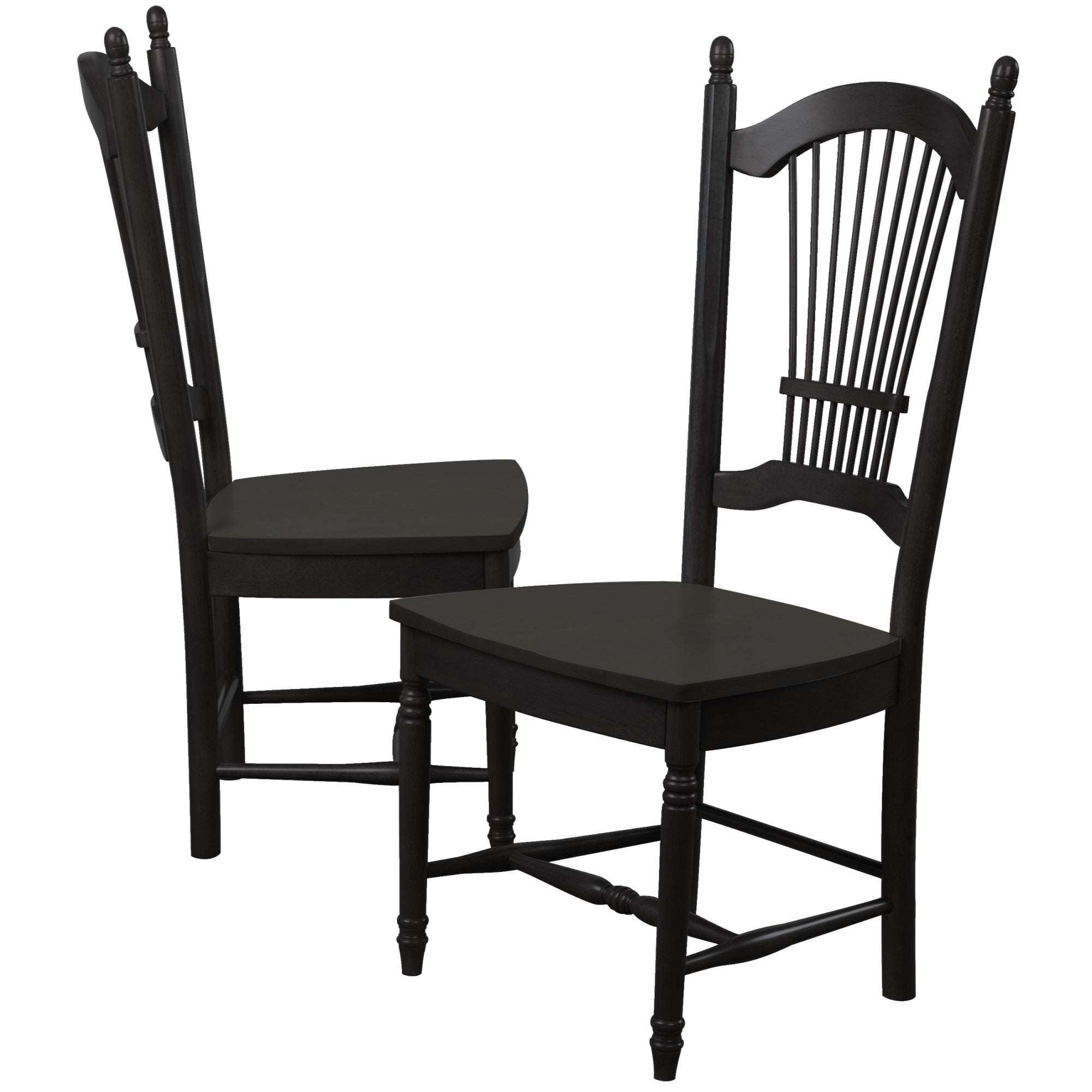 Sunset Trading Black Cherry Selections Allenridge Dining Chair | Antique Black | Set Of 2