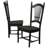 Sunset Trading Black Cherry Selections Allenridge Dining Chair | Antique Black | Set Of 2