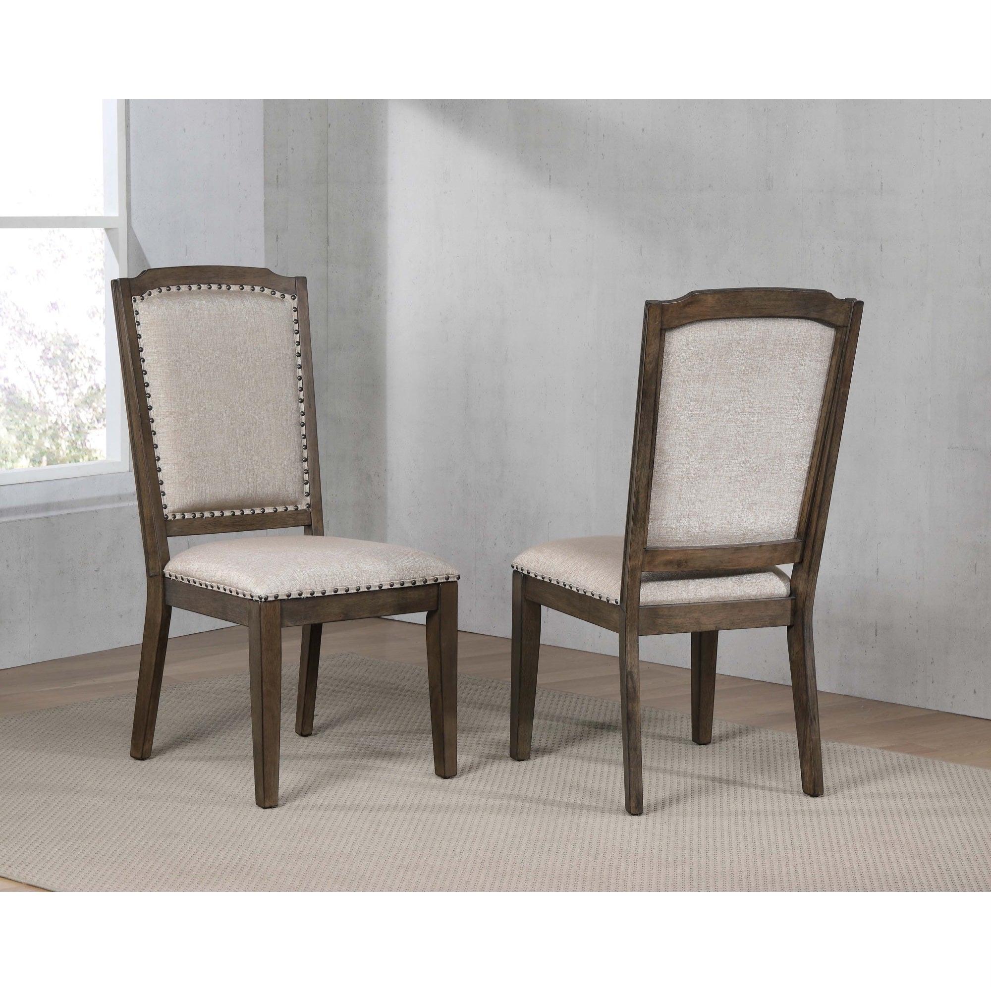 Sunset Trading Cali 9 Piece 96 Rectangular Extendable Dining Table Set| Brown Solid Wood | Seats 8