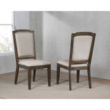 Sunset Trading Cali 9 Piece 96 Rectangular Extendable Dining Table Set| Brown Solid Wood | Seats 8