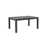 Sunset Trading Shades Of Gray 11 Piece 82 Rectangular Extendable Dining Set | Lighted China Cabinet | Seats 8