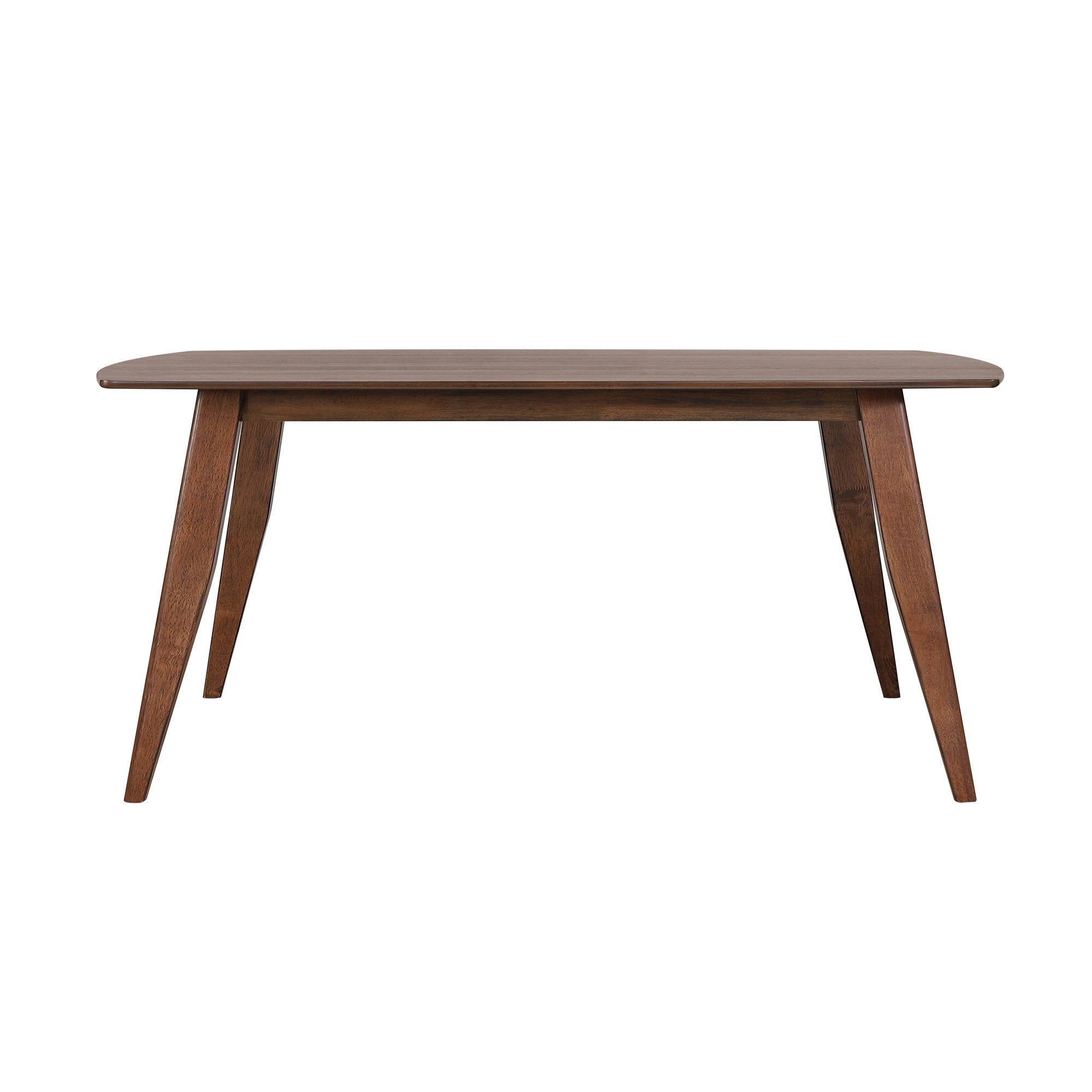 Sunset Trading Mid Century 8 Piece 78 Rectangular Dining Table Set | Padded Performance Fabric Seats | Server | Seats 6