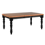 Sunset Trading Black Cherry Selections 5 Piece 72 Rectangular Extendable Dining Set With 4 Comfort Back Chairs | Seats 8