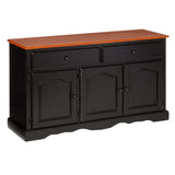 Sunset Trading Black Cherry Selections Treasure Buffet | Antique Black And Cherry