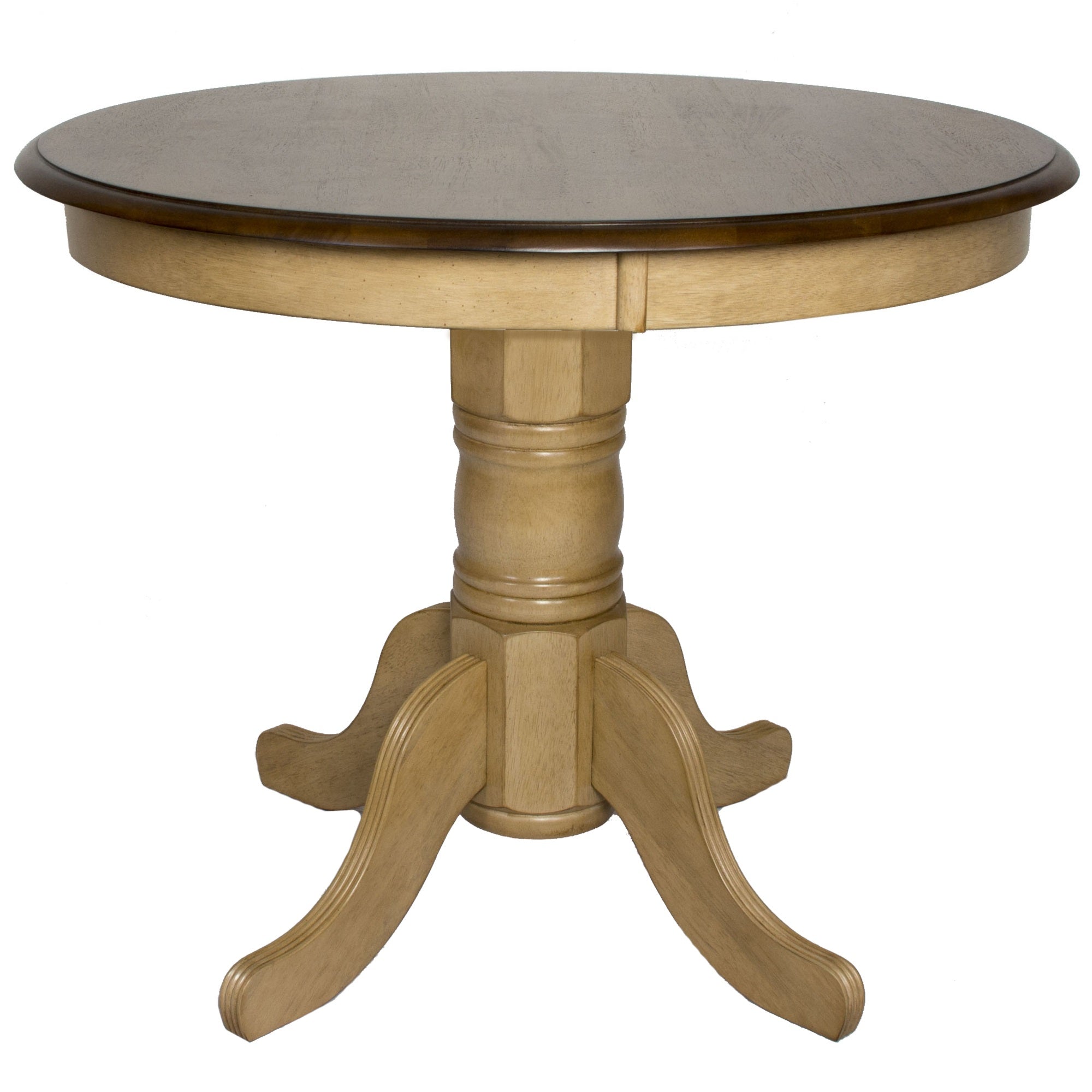 Sunset Trading Brook Round 36 Pedestal Dining Table | Seats 4