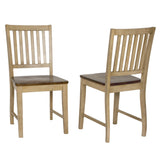 Sunset Trading Brook Slat Back Dining Chair | Set Of 2