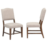 Sunset Trading Simply Brook Upholstered Dining Chair | Set Of 2 | Amish Brown