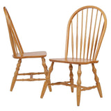 Sunset Trading Oak Selections Windsor Spindleback Dining Chair | Light Oak