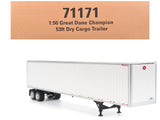 Great Dane Champion 53ft Dry Cargo Trailer White Transport Series 1/50 Diecast Model by Diecast Masters