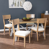 Hambleden Farmhouse Dining Set 5Pc W/ Chairs