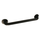 Kingston Brass DR414180 Manhattan 18Inch X 11/4Inch OD Decorative Grab Bar, Matte Black