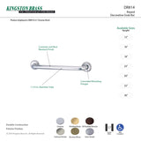 Kingston Brass Dr814367 Roped 36 Decorative Grab Bar, Brushed Brass