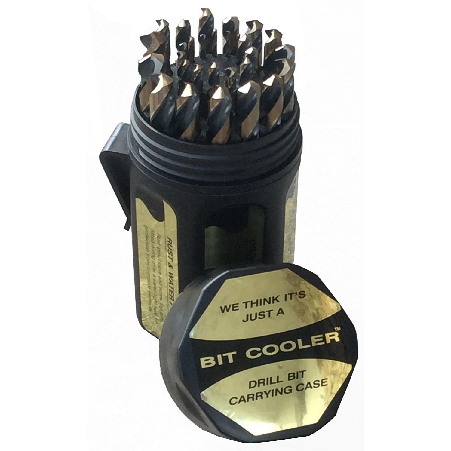 1/16 - 1/2 Hss Black & Gold Jobber Drill Bit Set, Shatter Proof Case, 29 Pieces (1/64 Increments, 3/8'' Shank 3/8'' And Up), Kfd