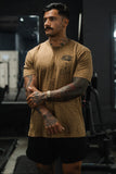 Lift Heavy. Pray Hard. Chestnut Leopard - Tee