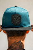 Pirate's Life Teal Snapback