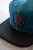 Pirate's Life Teal Snapback