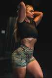 Women's High-Waisted Seamless Front Compression Training Shorts | Snipes & Stripes