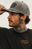 Lost At Sea Gunmetal PVC Snapback