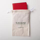 Leather Passport Wallet with RFID - Tan