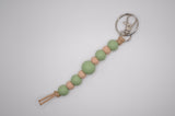 Sage Succulent Keychain