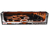 Harley Davidson Custom Hauler Trailer Black Custom Haulers Series 1/64 Diecast Model by Maisto