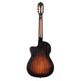 Private Room Distressed Suite Solid Top Slim Neck Acoustic-Electric Nylon Classical Guitar With Bag