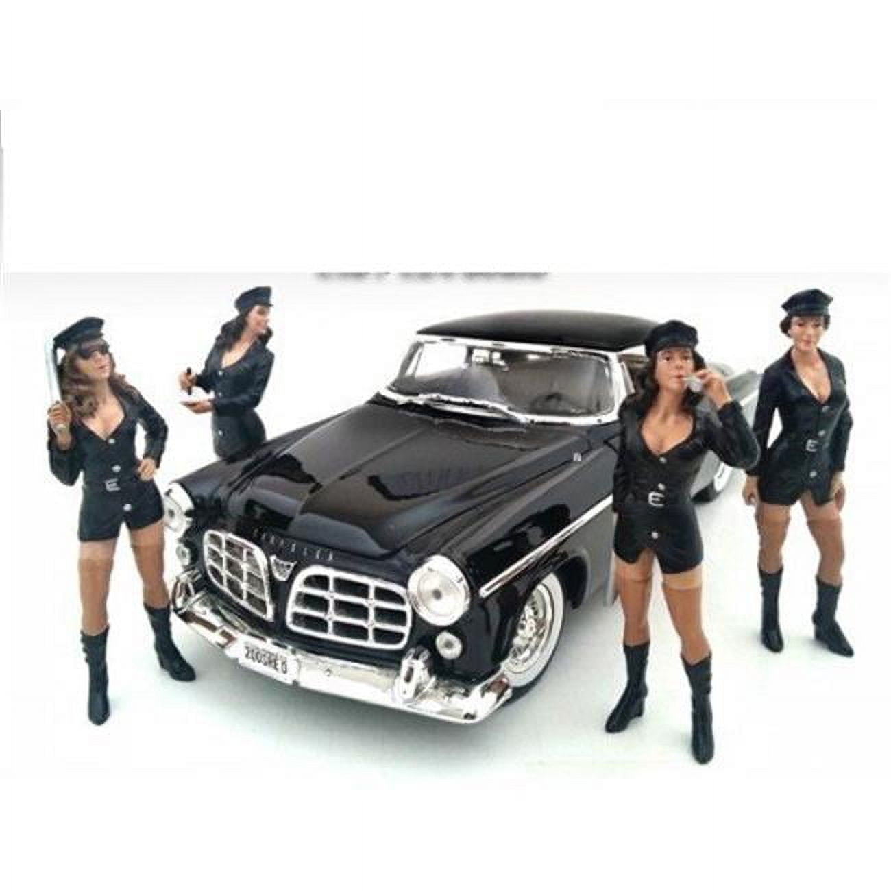 American Diorama 23917-23918-23919-23920 Costume Babes Figure Set For 1-24 Scale Models 4 Piece