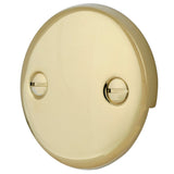Kingston Brass DTT102 Bath Tub Overflow Plate, Polished Brass