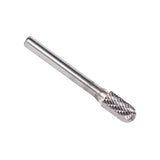SC1A 1/4 X 1 Cylindrical Radius End Carbide Burr 1/4 Shank, DULSC1A