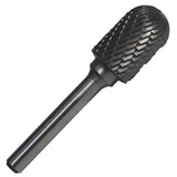 SC7NF 3/4 X 1 Cyl Radius End Carbide Burr 1/4 Shank Aluminum, DULSC7NF