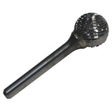 SD5NF 1/2 X 7/16 Ball End Carbide Burr 1/4 Shank Aluminum, DULSD5NF
