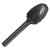 SE7 3/4 X 1 Oval Carbide Burr 1/4 Shank, DULSE7
