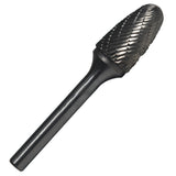 SF5x6 1/2 X 1 Tree Radius End Carbide Burr 1/4 Shank 6OAL, DULSF5X6