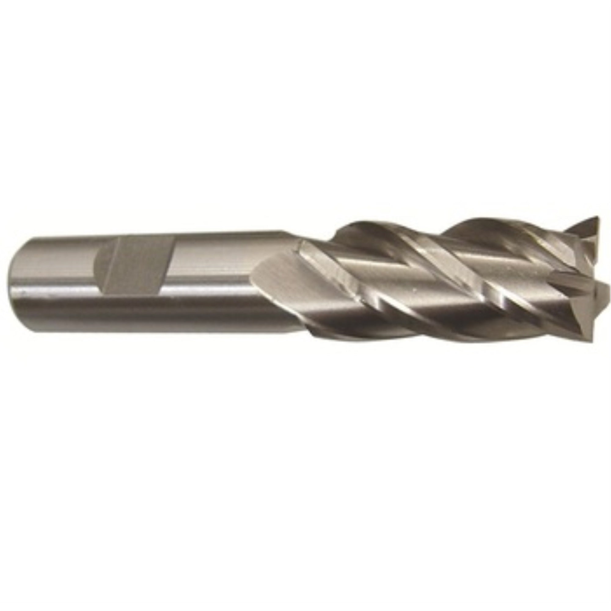 10.00Mm Hss 4 Flute Single End End Mill, Qualtech, Dwc10Mm-4Fse