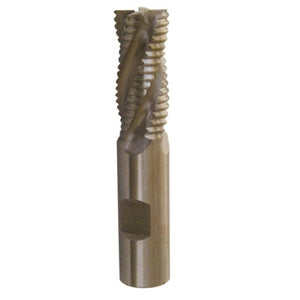 1'' Cobalt Roughing End Mill, Qualtech, Dwc1X1