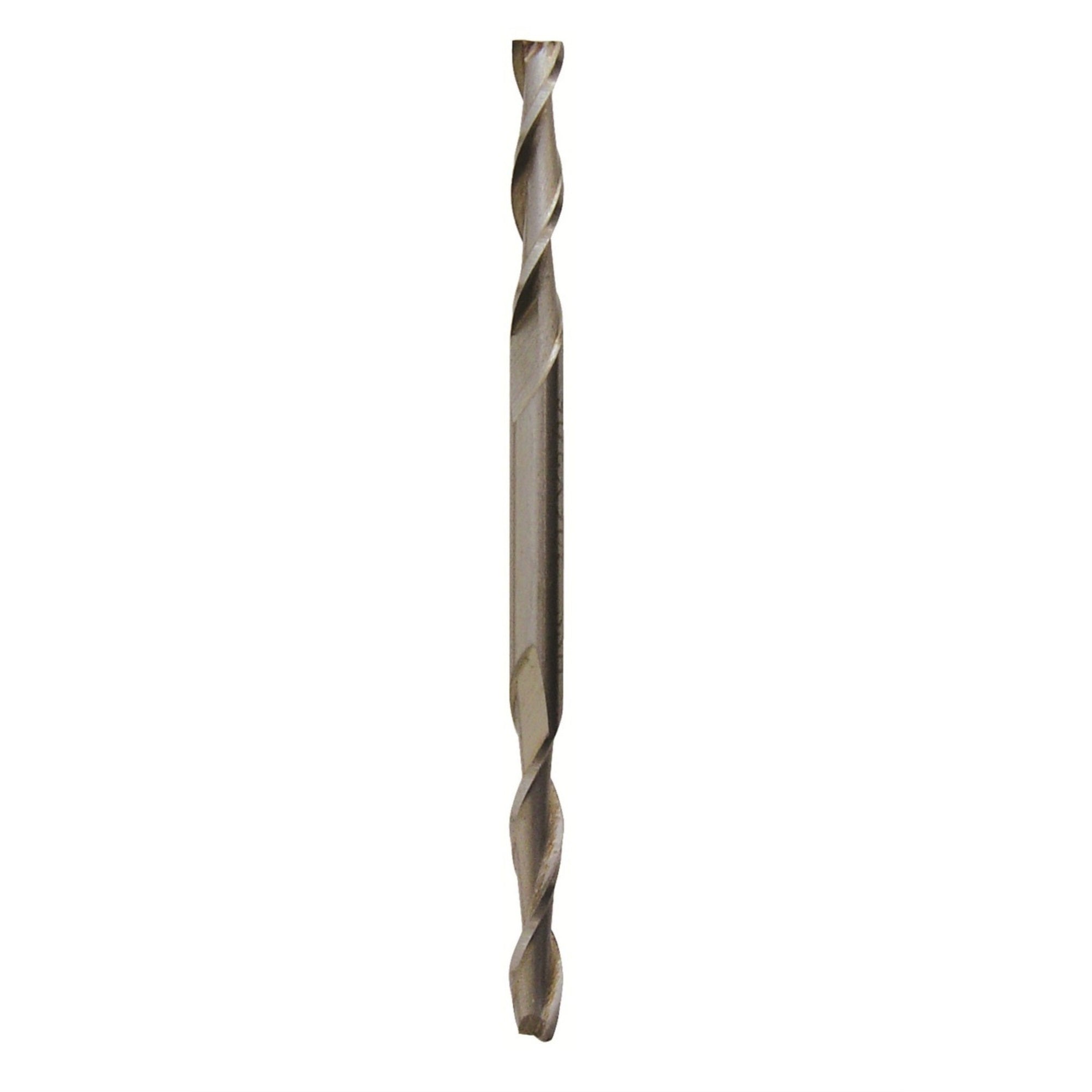 1/8'' X 3/16 Shank Hss 2 Flute Double End Long End Mill, Qualtech, Dwct104