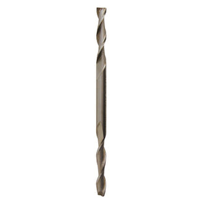 1/8'' X 3/16 Shank Hss 2 Flute Double End Long End Mill, Qualtech, Dwct104