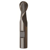 5/16 X 3/8 HSS 2 Flute Single End Ball End Mill, Qualtech, DWCT1110