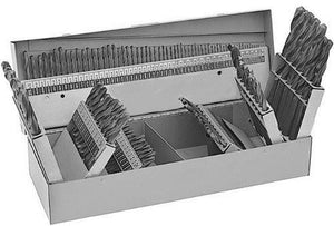 #1-60, A-Z & 1/16-1/2X64Ths 115 Piece Hss Jobber Drill Bit Set, Qualtech, Dwd115J-Set