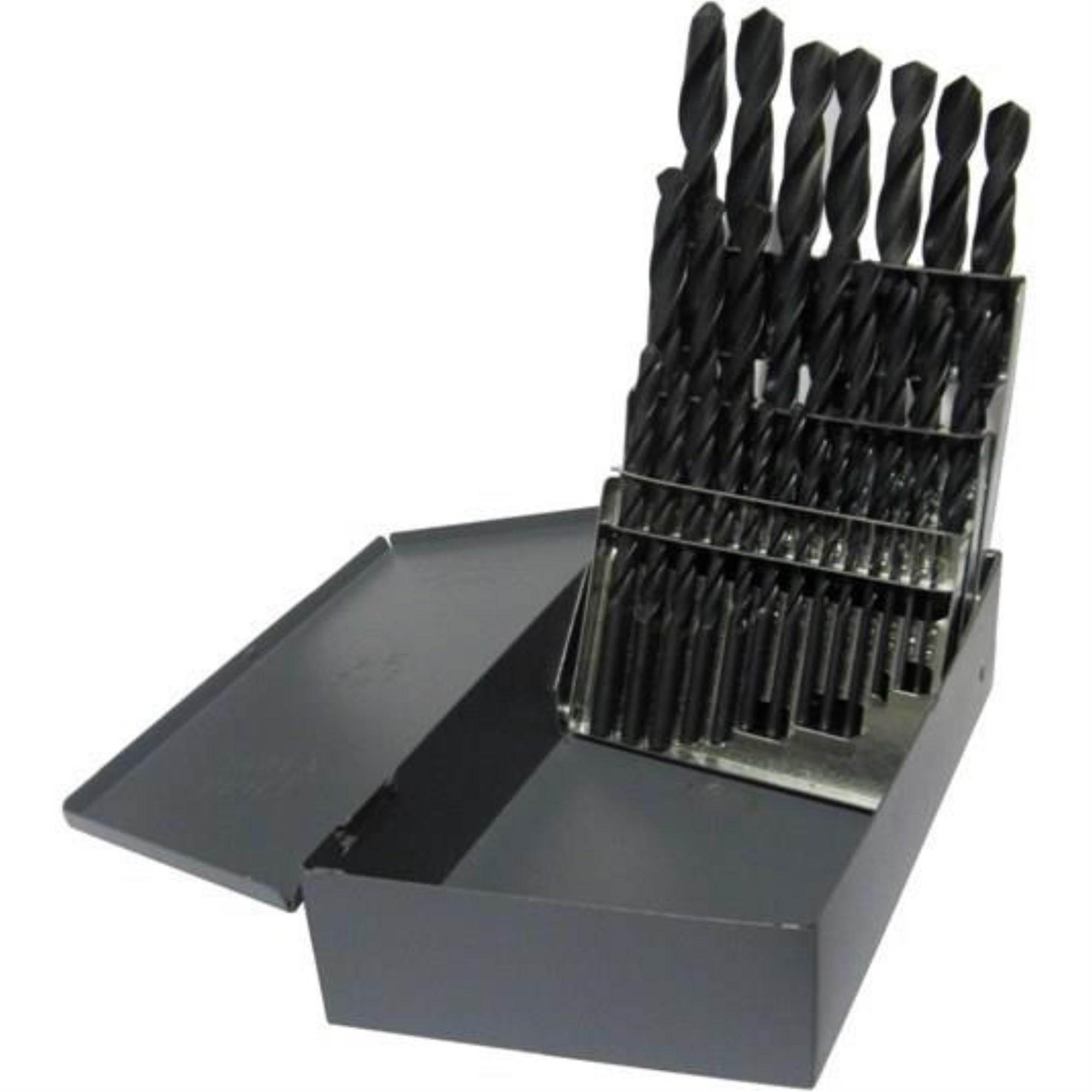 1/16''-1/2''X64Ths 29Pc Hss Left Hand Jobber Length Drill Bit Set, Dwd29J-Lh-Set