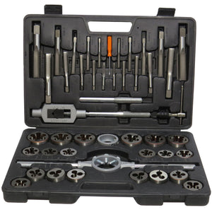 1/4-1'' Carbon Steel Nc And Nf Tap And Die Set, Dwt45Pc-Set