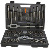 1/4-1'' Carbon Steel Nc And Nf Tap And Die Set, Dwt45Pc-Set