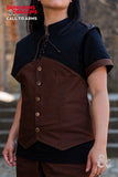 Dungeons & Dragons Rogue Hooded Vest Brown