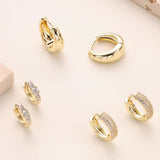 Dainty Huggie Hoop Earrings -3 Pairs