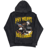 Depraved Pullover Hoodie Vintage Black