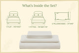 Organic Sateen Bed Sheets Set