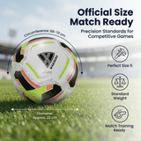 Vizari Eclipse NFHS Size 5 Yellow Soccer Ball