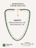 Green Jade Beaded Necklace