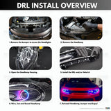 Dodge Charger Flow Series DRL Boards | Diffused LED (2015-2023)
